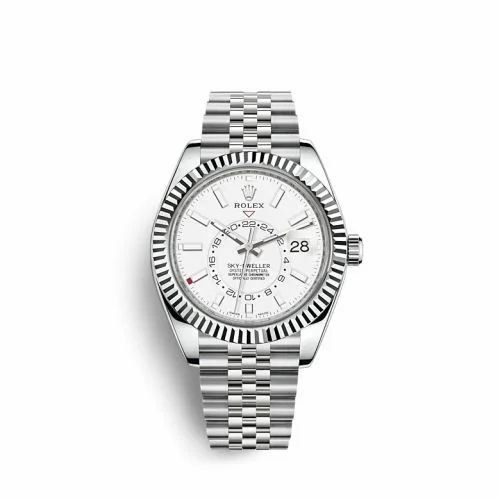 Rolex Sky-Dweller Stainless Steel / White Gold / White / Jubilee 326934-0002 (M326934-0002)